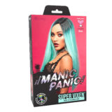 Manic Panic Sea Nymph Super Vixen Wig - perruque vert menthe pastel avec racine noire