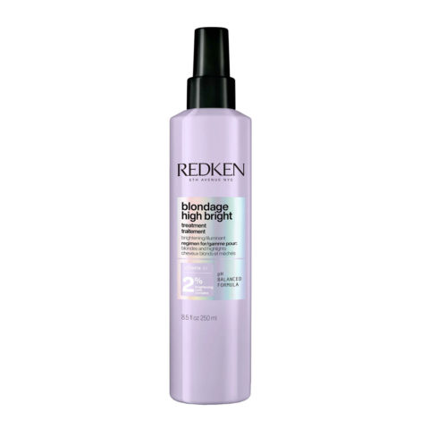 Redken Blondage High Bright Pre-Treatment 250ml - pré-shampooing pour cheveux blonds brillants