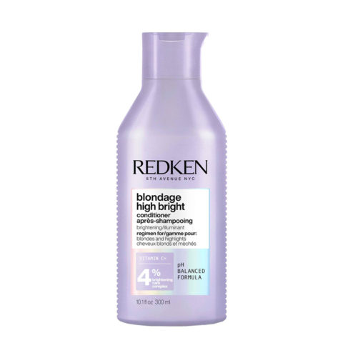 Redken Blondage High Bright Conditioner 300ml - après-shampooing pour cheveux blonds et brillants