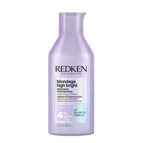 Redken Blondage High Bright Shampoo 300ml - shampooing pour cheveux blonds et brillants