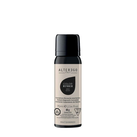 Alterego Color Retouch Black 75ml - retouche de couleur en spray noir