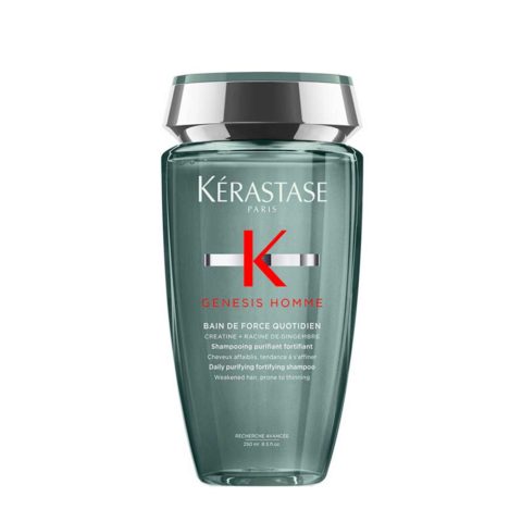 Kerastase Genesis Homme Bain De Force Quotidien 250ml - shampooing fortifiant et purifiant