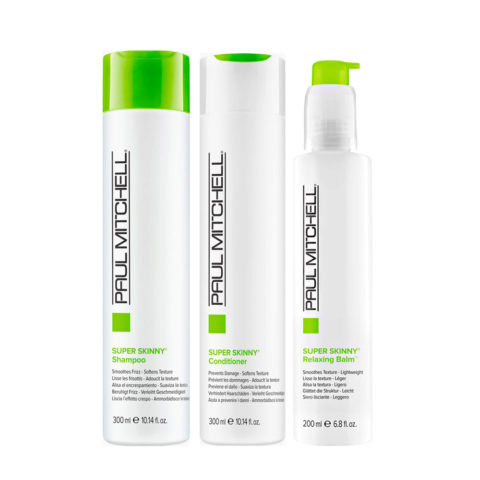 Paul Mitchell Super Skinny Shampoo 300ml Conditioner 300ml Balm 200ml