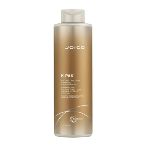 Joico K-Pak Reconstructing Shampoo 1000ml - shampooing restructurant pour cheveux abîmés