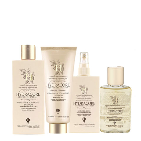 Hydracore Hydrating&Volumizing Shampoo250ml Mask200ml Booster200ml Oil100ml