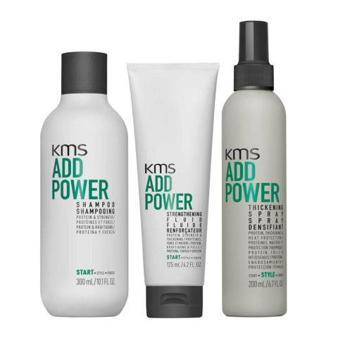 KMS Add Power Shampoo300ml Fluid125ml Spray200ml