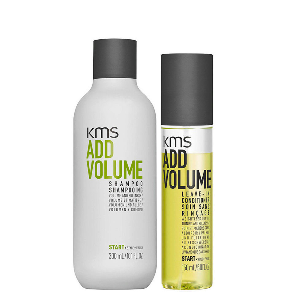 KMS Add Volume Shampoo 300ml Leave-in Conditioner 150ml