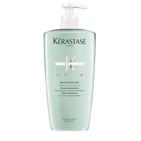 Kérastase Spécifique Bain Divalent Shampoo 500ml - shampooing pour cuir chevelu gras