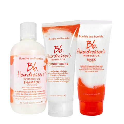 Bumble and bumble. Bb. Hairdresser's Invisible Oil Shampoo 250ml Conditioner 200ml Mask 200ml