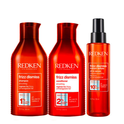 Frizz Dismiss Shampoo300ml Conditioner300ml Serum125ml