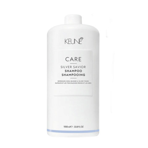 Care line Silver savior Shampoo 1000ml - Shampooing Anti Jaunissant