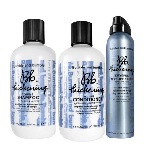Bb. Thickening Volume Shampoo 250ml Conditioner 250ml DrySpun Spray 150ml