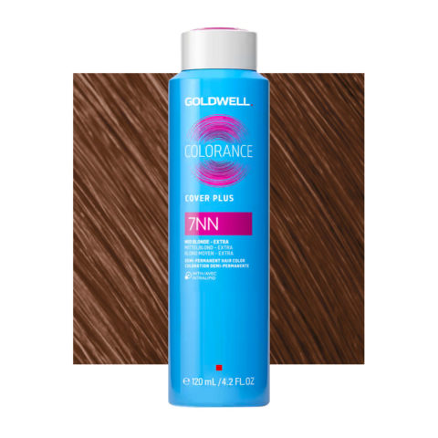 7 Natural Naturel Blond Moyen Intense Goldwell Colorance Cover plus Naturals can 120ml