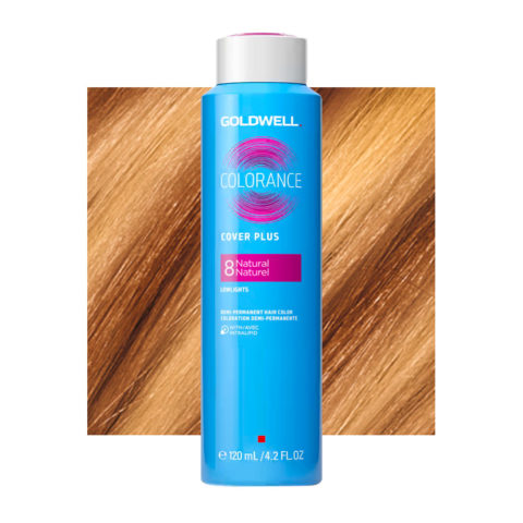 8 Natural Naturel Goldwell Colorance Cover Plus Can 120ml - blond clair