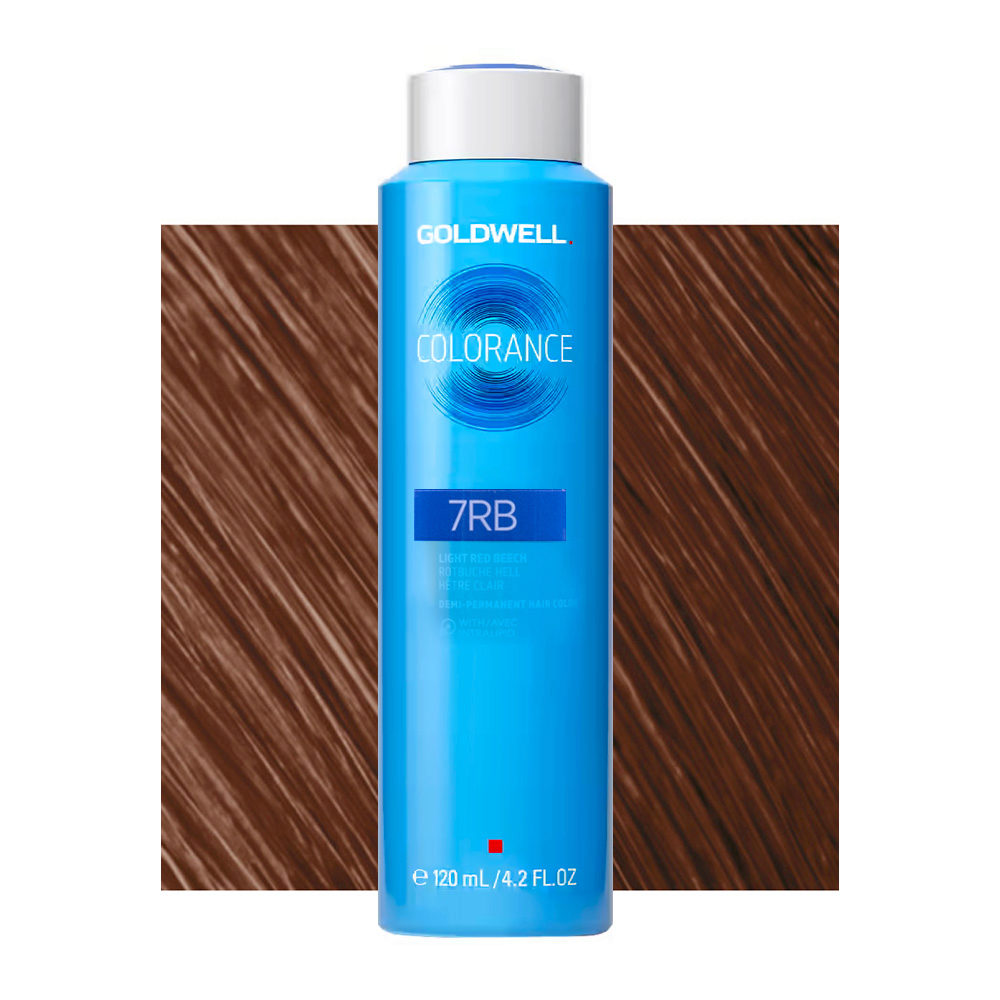 7RB Hêtre rouge clair Goldwell Colorance Warm browns can 120ml