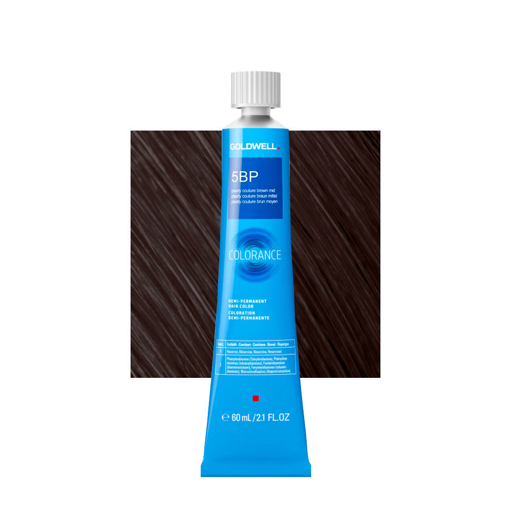 5BP Marron moyen perle couture Goldwell Colorance Cool browns tb 60ml