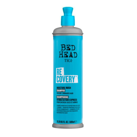 Bed Head Recovery Moisture Rush Shampoo 600ml  - shampooing pour cheveux secs et abîmés