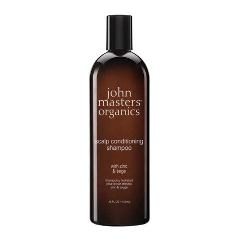 John Masters Organics Shampoo With Conditioner With Zinc & Sage 473ml - shampooing pour cuir chevelu sec au zinc et à la