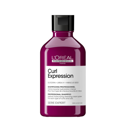 L'Oréal Professionnel Curl Expression Shampoo 300ml - shampooing hydratant pour cheveux bouclés et ondulés