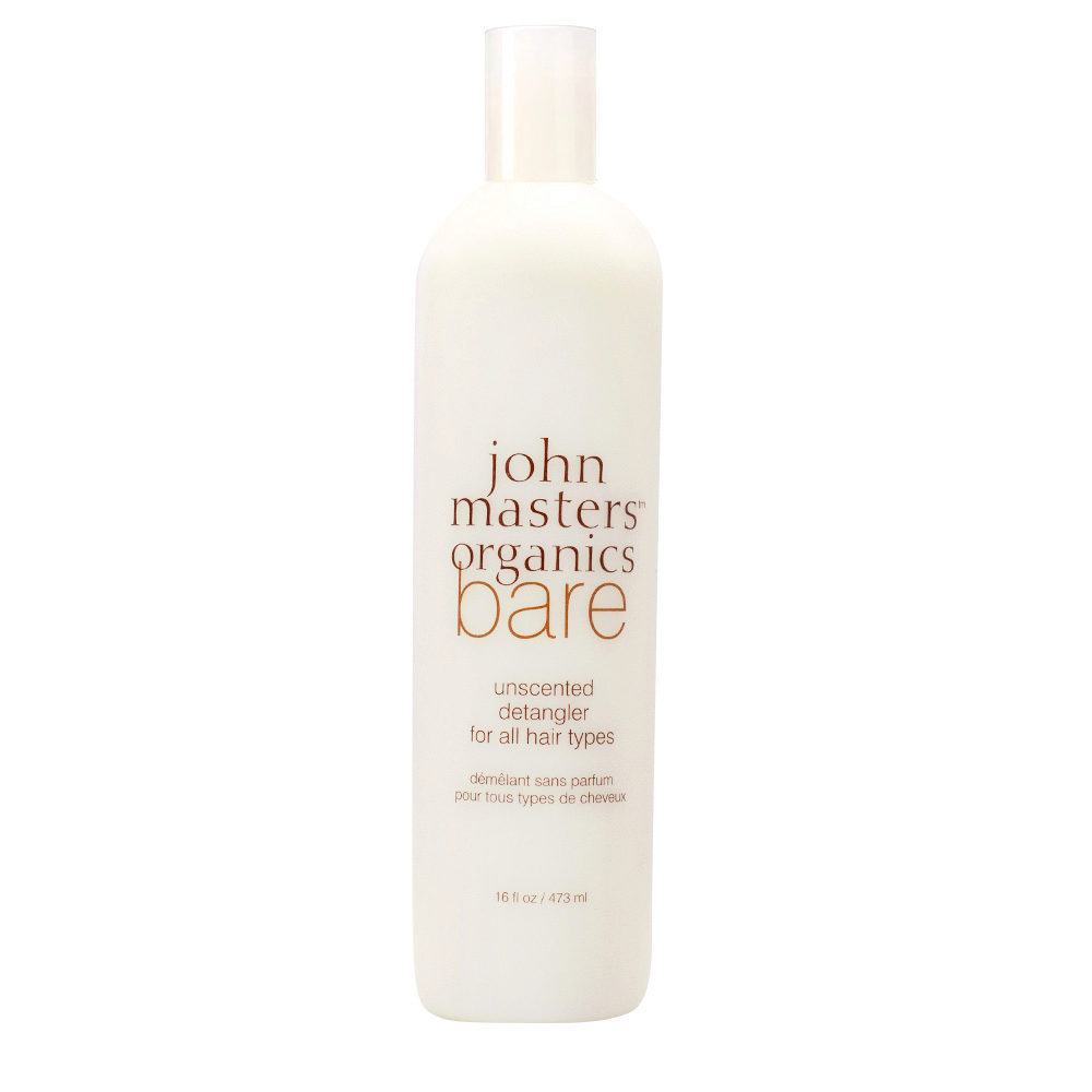 John Masters Organics Bare Unscented Detangler For All Hair Types 473ml - après-shampooing sans parfum