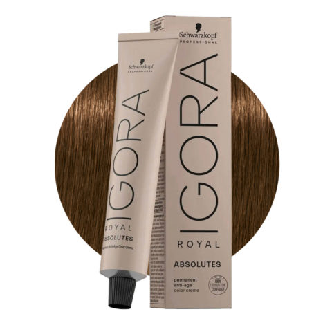 Schwarzkopf Igora Royal Absolutes 7-140 Blond Moyen Cendrè Beige Naturel  60ml - coloration permanente