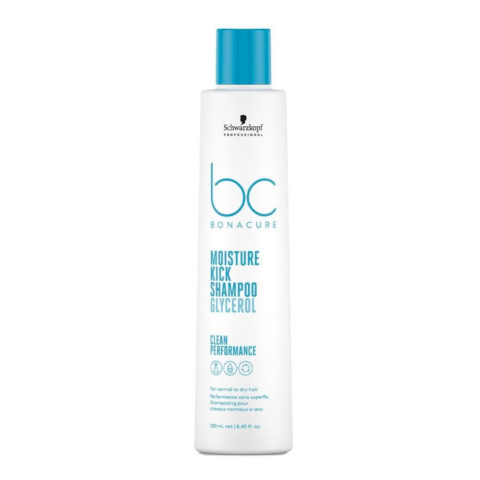 Schwarzkopf BC Bonacure Moisture Kick Shampoo Glycerol 250ml - shampooing pour les cheveux secs