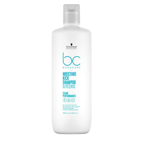 Schwarzkopf BC Bonacure Moisture Kick Shampoo Glycerol 1000ml - shampooing pour les cheveux secs