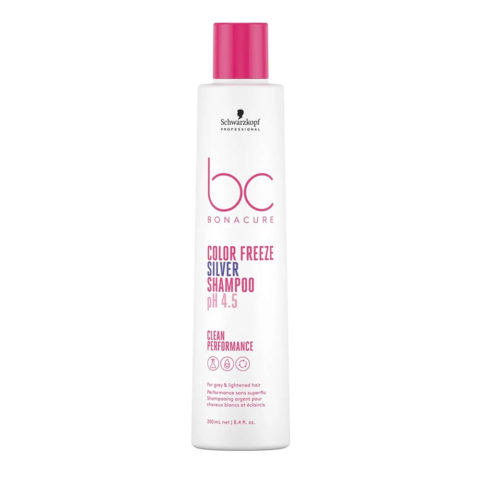 Schwarzkopf BC Bonacure Color Freeze Silver Shampoo pH 4.5 250ml - shampooing pigmenté pour les tons froids