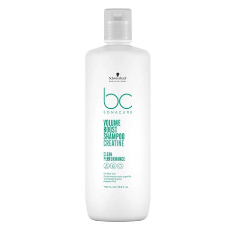 Schwarzkopf BC Bonacure Volume Boost Shampoo Creatine 1000ml - shampooing volumisant pour cheveux fins