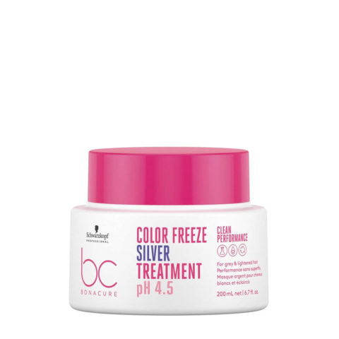 Schwarzkopf BC Bonacure Color Freeze Silver Treatment pH 4.5 200ml - masque pigmentée pour les tons froids