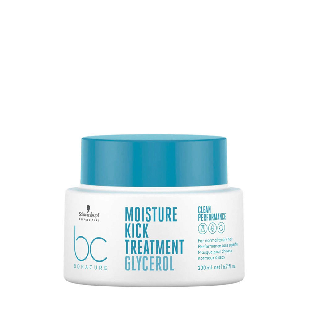 Schwarzkopf BC Bonacure Moisture Kick Treatment Glycerol 200ml - masque pour cheveux secs