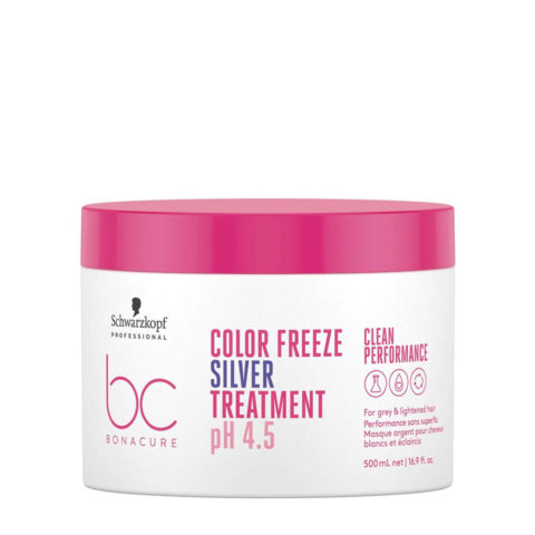 Schwarzkopf BC Bonacure Color Freeze Silver Treatment pH 4.5 500ml - masque pigmentée pour les tons froids