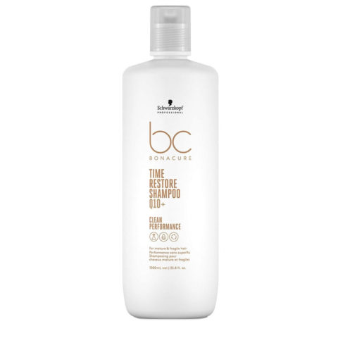 Schwarzkopf BC Bonacure Time Restore Conditioner Q10+ 1000ml -  baume pour les cheveux matures