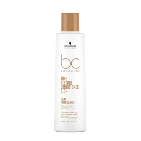 Schwarzkopf BC Bonacure Time Restore Conditioner Q10+ 200ml - baume pour les cheveux matures