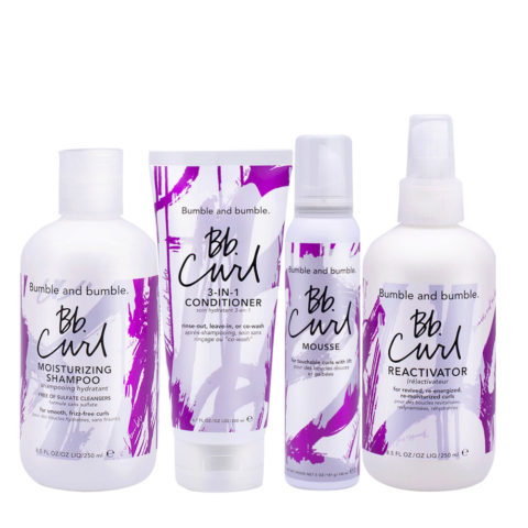 Bumble And Bumble Bb. Curl Moisturizing Shampoo 250ml Conditioner 200ml Mousse 150ml Reactivator 250ml