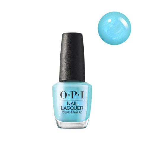 OPI Nail Lacquer Summer NLB007 Sky True to Yourself 15ml - vernis à ongles bleu étincelant