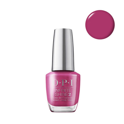 OPI Nail Lacquer Infinite Shine ISLLA05 7th & Flower 15ml  - vernis à ongles longue durée magenta