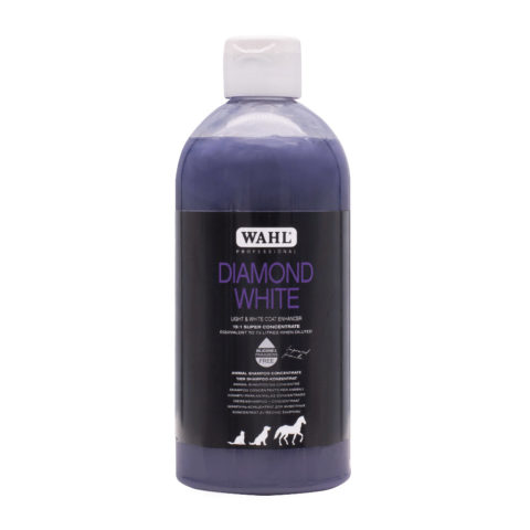 Wahl Pro Pet Diamond White Shampoo 500ml - shampooing pour cheveux blancs ou clairs