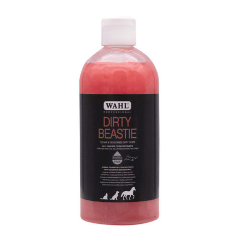 Wahl Pro Pet Dirty Beastie Shampoo 500ml - Shampooing pour les pelages sales et denses.