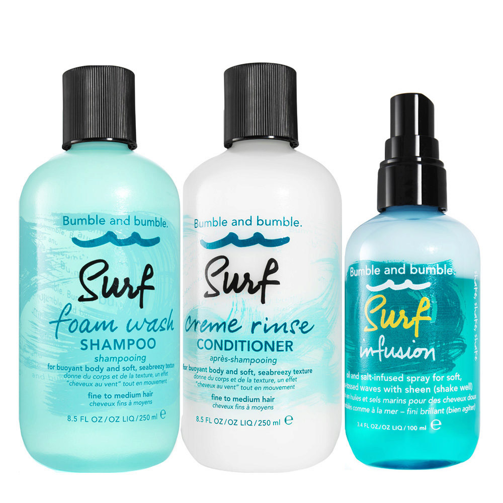 Bumble And Bumble Surf Shampoo 250ml Conditioner 250ml Infusion 100ml