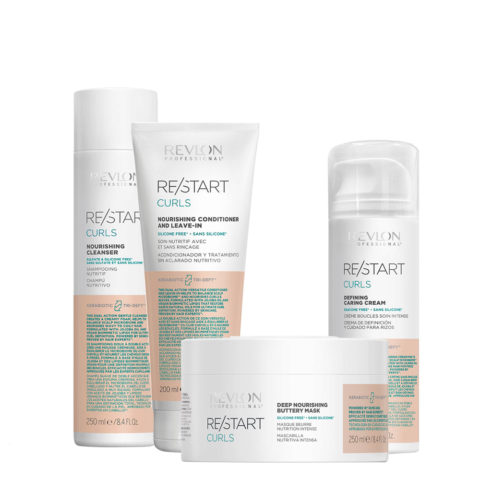 Restart Curly Shampoo 250ml Conditioner 250ml Mask 250ml Defining Cream 150ml