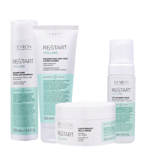 Restart Volume Shampoo250ml Conditioner200ml Mask200ml Mousse65ml