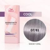 Wella Shinefinity Smoky Opal 07/81 Blond Moyen Perle Cendré 60 ml - coloration demi-permanente