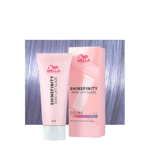 Wella Shinefinity Blue Booster 00/89 Perle Cendrè 60ml - coloration demi-permanente