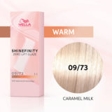 Wella Shinefinity Caramel Milk 09/73 Blond Très Clair Sable Doré 60ml - coloration demi-permanente