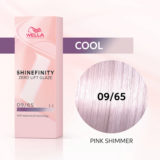 Wella Shinefinity Pink Shimmer 09/65 Blond Très Clair Violet Acajou 60ml - coloration demi-permanente