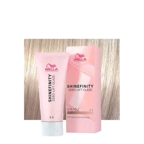 Wella Shinefinity Soft Sage 09/02 Blond Naturel Très Clair Mat 60ml - coloration demi-permanente