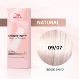 Wella Shinefinity Beige Sand 09/07 Blond Très Clair Sable Naturel 60ml - coloration demi-permanente