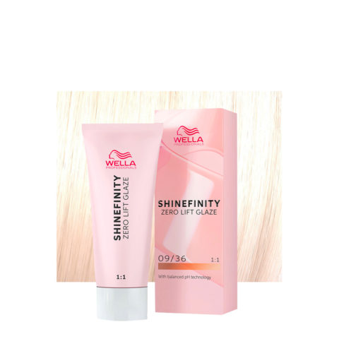 Shinefinity Vanilla Glaze 09/36 Blond Très Clair Violet Naturel 60ml - coloration demi-permanente