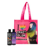 Crazy Color Shampoo Purple 250ml Deep Conditioner pour les cheveux colorés 250ml + Cabas en cadeau